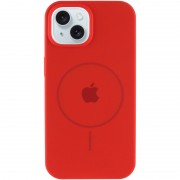 Чохол Silicone Case Full Protective (AA) with MagSafe для Apple iPhone 14 Plus (6.7"), Червоний / Red