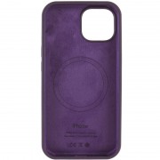 Чехол Silicone Case Full Protective (AA) with MagSafe для Apple iPhone 14 Plus (6.7"), Фиолетовый / Elderberry