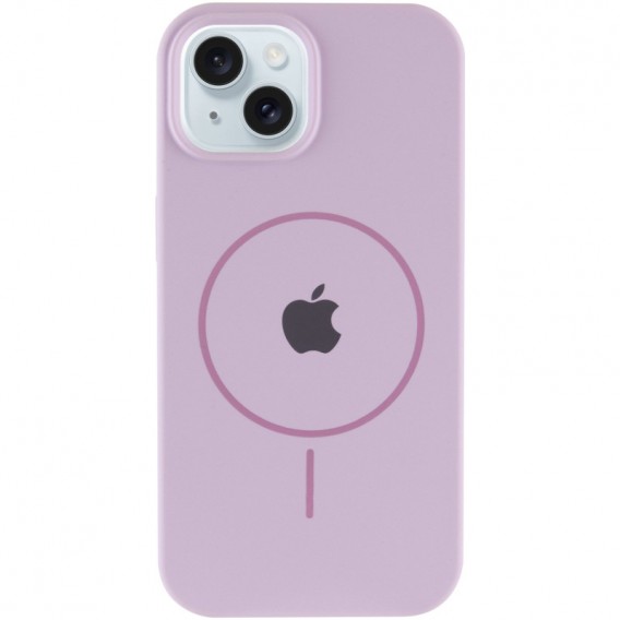 Чехол Silicone Case Full Protective (AA) with MagSafe для Apple iPhone 14 Plus (6.7"), Сиреневый / Lilac