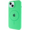 Чохол Silicone Case Full Protective (AA) with MagSafe для Apple iPhone 14 Plus (6.7"), Зелений / Spearmint