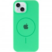 Чехол Silicone Case Full Protective (AA) with MagSafe для Apple iPhone 14 Plus (6.7"), Зеленый / Spearmint