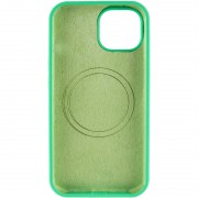 Чехол Silicone Case Full Protective (AA) with MagSafe для Apple iPhone 14 Plus (6.7"), Зеленый / Spearmint