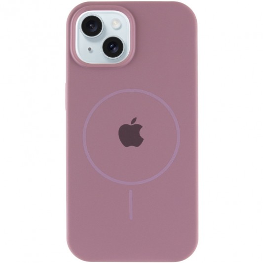 Чехол Silicone Case Full Protective (AA) with MagSafe для Apple iPhone 14 Plus (6.7") Лиловый / Lilac Pride - изображение 1