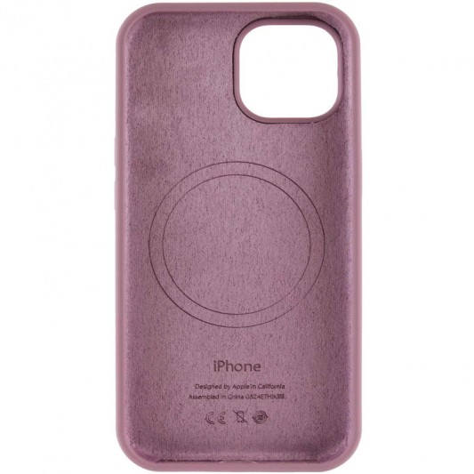 Чехол Silicone Case Full Protective (AA) with MagSafe для Apple iPhone 14 Plus (6.7") Лиловый / Lilac Pride - изображение 2