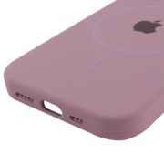 Чехол Silicone Case Full Protective (AA) with MagSafe для Apple iPhone 14 Plus (6.7"), Лиловый / Lilac Pride