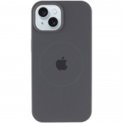Чехол Silicone Case Full Protective (AA) with MagSafe для Apple iPhone 14 Plus (6.7"), Серый / Dark Gray