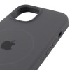 Чехол Silicone Case Full Protective (AA) with MagSafe для Apple iPhone 14 Plus (6.7"), Серый / Dark Gray