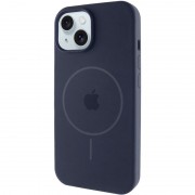 Чехол Silicone Case Full Protective (AA) with MagSafe для Apple iPhone 14 Plus (6.7") Темно-синий / Midnight blue