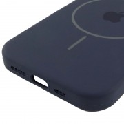Чехол Silicone Case Full Protective (AA) with MagSafe для Apple iPhone 14 Plus (6.7"), Темно-синий / Midnight blue