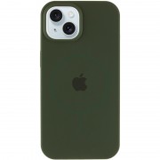 Чехол Silicone Case Full Protective (AA) with MagSafe для Apple iPhone 14 Plus (6.7"), Зеленый / Cyprus Green