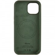 Чехол Silicone Case Full Protective (AA) with MagSafe для Apple iPhone 14 Plus (6.7"), Зеленый / Cyprus Green