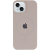 Чехол Silicone Case Full Protective (AA) with MagSafe для Apple iPhone 14 Plus (6.7"), Серый / Light Grey