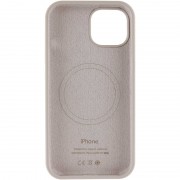 Чехол Silicone Case Full Protective (AA) with MagSafe для Apple iPhone 14 Plus (6.7"), Серый / Light Grey