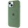 Чехол Silicone Case Full Protective (AA) with MagSafe для Apple iPhone 14 Plus (6.7") Зеленый / Pine green