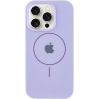 Чехол Silicone Case Full Protective (AA) with MagSafe для Apple iPhone 14 Pro Max (6.7") Сиреневый / Dasheen