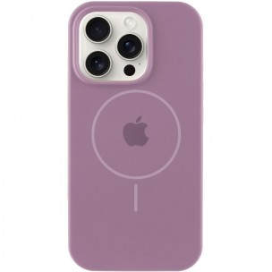 Чехол Silicone Case Full Protective (AA) with MagSafe для Apple iPhone 15 Pro (6.1") Лиловый / Lilac Pride