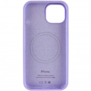 Чехол Silicone Case Full Protective (AA) with MagSafe для Apple iPhone 15 Plus (6.7"), Сиреневый / Dasheen