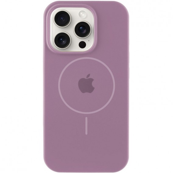 Чехол Silicone Case Full Protective (AA) with MagSafe для Apple iPhone 16 Pro (6.3"), Лиловый / Lilac Pride