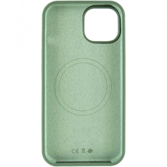 Чохол Silicone Case Full Protective (AA) LOGO with MagSafe для Apple iPhone 11 Pro Max (6.5"), Зелений / Pine green - зображення 2 