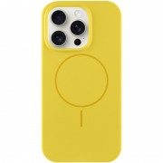 Чехол Silicone Case Full Protective (AA) NO LOGO with MagSafe для Apple iPhone 13 Pro Max (6.7"), Желтый / Yellow