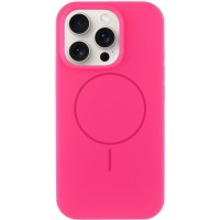 Чехол Silicone Case Full Protective (AA) NO LOGO with MagSafe для Apple iPhone 14 Pro (6.1"), Розовый / Barbie pink