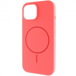 Чохол Silicone Case Full Protective (AA) NO LOGO with MagSafe для Apple iPhone 15 Plus (6.7") Кавуновий / Watermelon red Чохол Silicone Case Full Protective (AA) NO LOGO with MagSafe для Apple iPhone 15 Plus (6.7") Кавуновий / Watermelon red