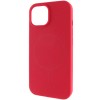Чехол Silicone Case Full Protective (AA) NO LOGO with MagSafe для Apple iPhone 15 Plus (6.7"), Красный / Deep Red