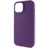 Чехол Silicone Case Full Protective (AA) NO LOGO with MagSafe для Apple iPhone 15 Plus (6.7"), Фиолетовый / Amethyst