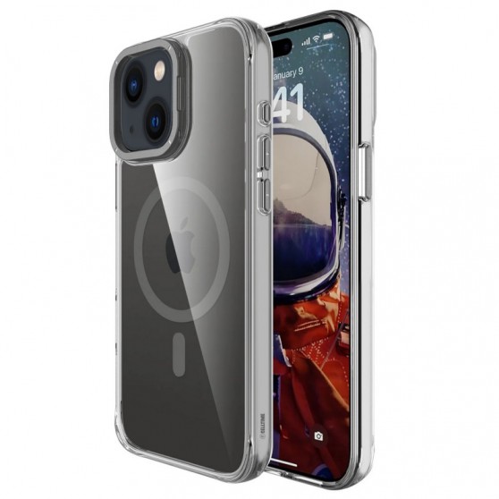 Чохол TPU Space Case Apex with MagSafe для Apple iPhone 13 / 14 / 15 (6.1") Grey