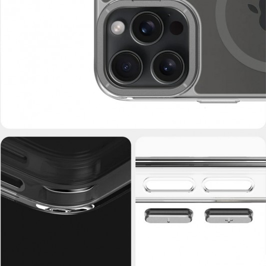 Чехол TPU Space Case Apex with MagSafe для Apple iPhone 13 Pro Max / 14 Pro Max (6.7") Grey - изображение 3