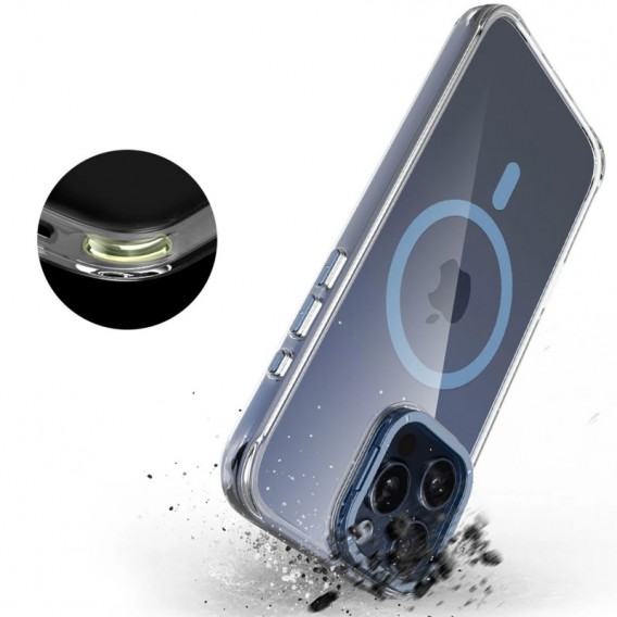 Чохол TPU Space Case Apex with MagSafe для Apple iPhone 13 Pro Max / 14 Pro Max (6.7"), Navy Blue