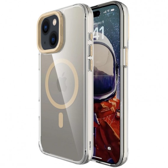 Чохол TPU Space Case Apex with MagSafe для Apple iPhone 14 Plus / 15 Plus (6.7"), Gold