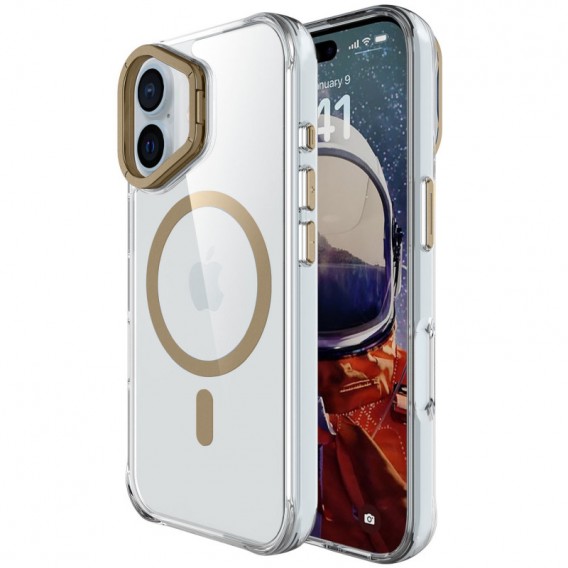 Чохол TPU Space Case Apex with MagSafe для Apple iPhone 16 (6.1"), Gold