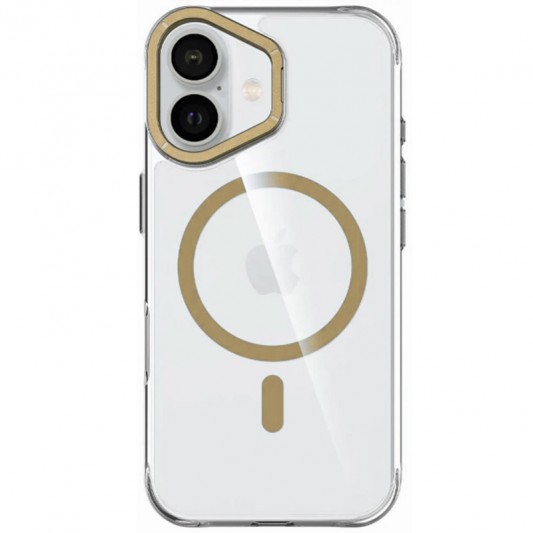 Чохол TPU Space Case Apex with MagSafe для Apple iPhone 16 (6.1") Gold - зображення 1 