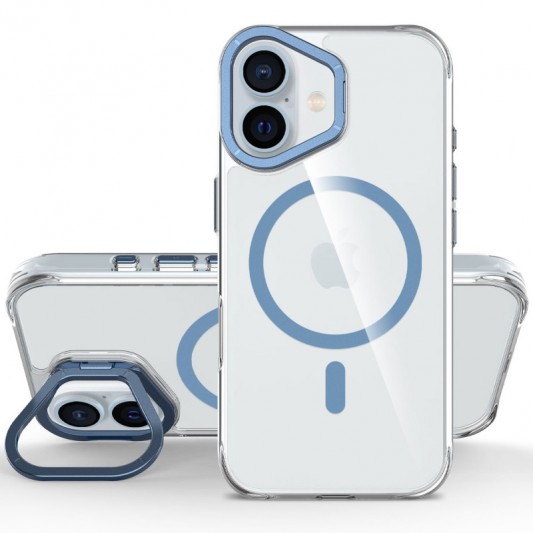 Чехол TPU Space Case Apex with MagSafe для Apple iPhone 16 (6.1") Navy Blue - изображение 1