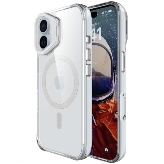 Чохол TPU Space Case Apex with MagSafe для Apple iPhone 16 (6.1"), Silver