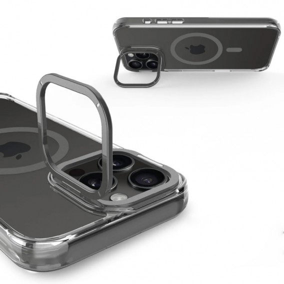 Чехол TPU Space Case Apex with MagSafe для Apple iPhone 16 Pro Max (6.9"), Grey