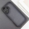 TPU чохол Transparent + Colour 1,5mm для Apple iPhone 16 (6.1") Black