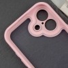 TPU чохол Transparent + Colour 1,5mm для Apple iPhone 16 (6.1") Pink