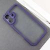 TPU чехол Transparent + Colour 1,5mm для Apple iPhone 16 (6.1) Purple