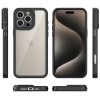 TPU чехол Transparent + Colour 1,5mm для Apple iPhone 16 Pro (6.3"), Black