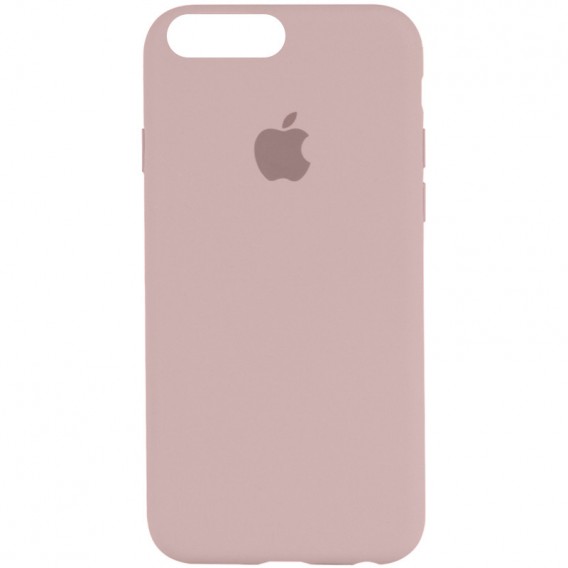 Чохол Silicone Case Full Protective (AA) для Apple iPhone 7 plus / 8 plus (5.5") Рожевий / Chalk Pink