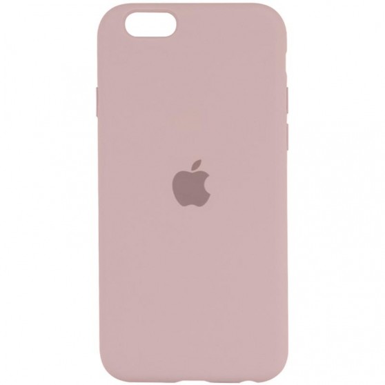 Чехол Silicone Case Full Protective (AA) для Apple iPhone SE (2020) Розовый / Chalk Pink