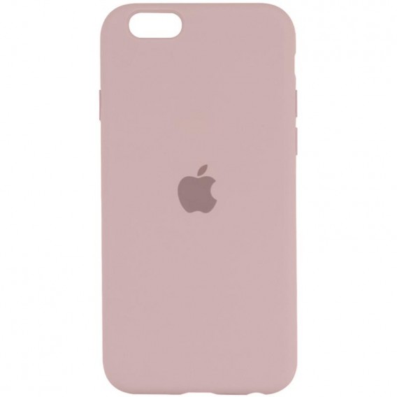 Чехол Silicone Case Full Protective (AA) для Apple iPhone SE (2020) Розовый / Chalk Pink