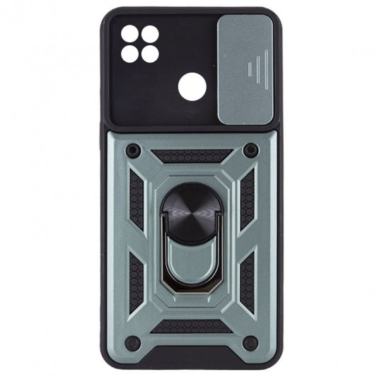 Ударостійкий чохол Camshield Serge Ring для Xiaomi Redmi 9C / Redmi 10A Зелений - зображення 3 