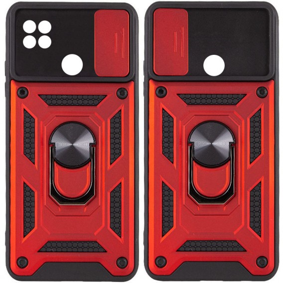 Ударостійкий чохол Camshield Serge Ring для Xiaomi Redmi 9C / Redmi 10A Червоний