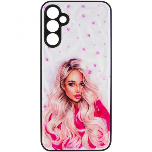 TPU+PC чехол Prisma Ladies для Samsung Galaxy A04s Pink - изображение 1