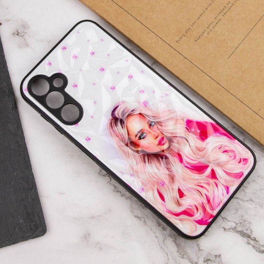 TPU+PC чехол Prisma Ladies для Samsung Galaxy A04s Pink - изображение 2
