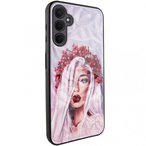 TPU+PC чехол Prisma Ladies для Samsung Galaxy A04s Ukrainian Girl