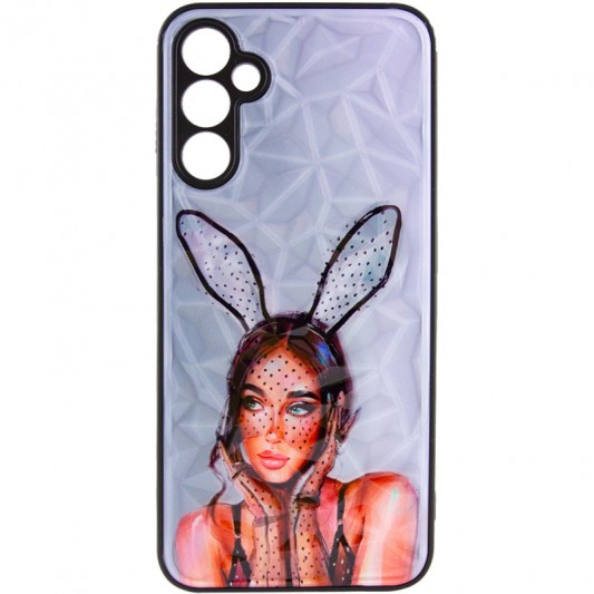 TPU+PC чехол Prisma Ladies для Samsung Galaxy A04s Rabbit - изображение 1